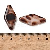 Opaque Acrylic Imitation Leopard Print Beads OACR-B052-06-3