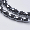 Non-magnetic Synthetic Hematite Beads Strands X-G-H1080-1-3