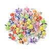4 Sets Alloy Transparent Stripe Resin Beads Pendants FIND-PH0008-84-1