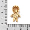 Brass Micro Pave Cubic Zirconia Pendants KK-M305-22G-3