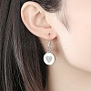 4Pcs 2 Colors Eco-Friendly Brass Micro Pave Cubic Zirconia Pendants ZIRC-BC0001-04-6