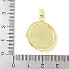 Brass Enamel Pendants KK-Z101-09G-F01-3