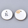 Natural Freshwater Shell Pendants X-SHEL-Q018-01A-K-P-2