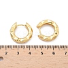 304 Stainless Steel Textured Hoop Earrings for Women EJEW-U060-01A-G-5