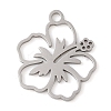 Manual Polishing 201 Stainless Steel Pendants STAS-YW0001-97P-1