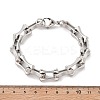 304 Stainless Steel Bone Link Bracelets for Women Men BJEW-F488-28P-5