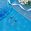 150Pcs 304 Stainless Steel Earring Hooks STAS-UN0058-82-2