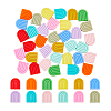 36Pcs 12 Colors Silicone Beads SIL-DC0001-26-8