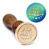 Wax Seal Stamp Set AJEW-WH0208-776-5