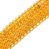 Natural Quartz Crystal Beads Strands G-C076-6mm-6-1