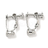 Brass Screw On Clip-on Earring Converters Findings KK-A281-27P-1