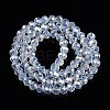 Electroplate Glass Beads Strands EGLA-A044-J6mm-B06-3