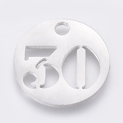 Non-Tarnish 304 Stainless Steel Pendants LS-STAS-F233-30-P-1