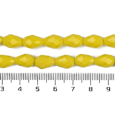 Opaque Solid Color Beads Strands EGLA-N013-P6mm-D06-1