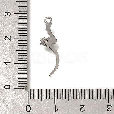 Brass Micro Pave Cubic Zirconia Pendants KK-M301-15P-1