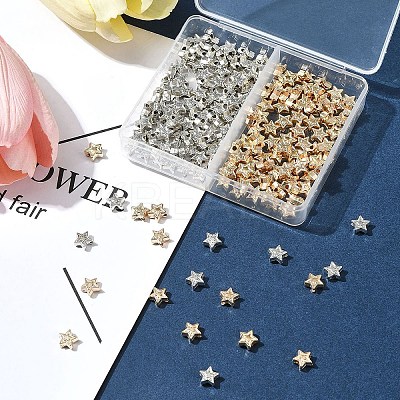 250Pcs 2 Colors CCB Plastic Beads CCB-FS0001-10-1