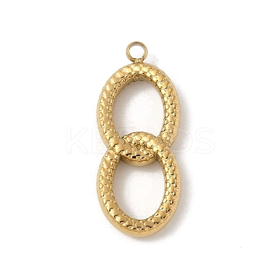 304 Stainless Steel Pendants STAS-P388-02G-1