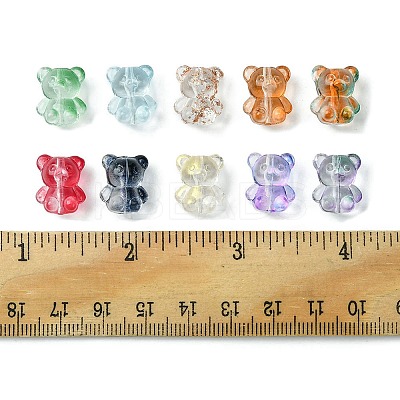 50Pcs 10 Colors Handmade Lampwork Beads LAMP-FS0001-10-1