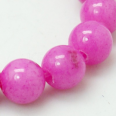 Natural Mashan Jade Round Beads Strands G-D263-12mm-XS30-1