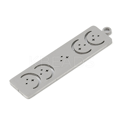 Non-Tarnish 304 Stainless Steel Pendants STAS-L279-024P-1