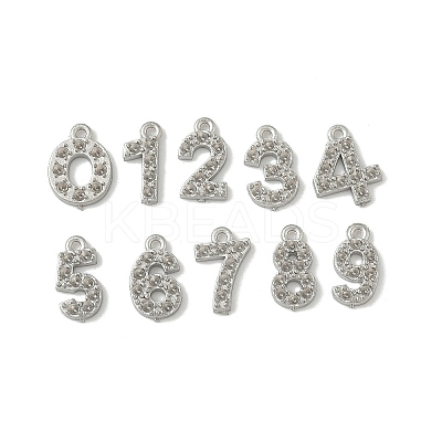 10Pcs 304 Stainless Steel Pendant Rhinestones Settings STAS-Z144-01P-1