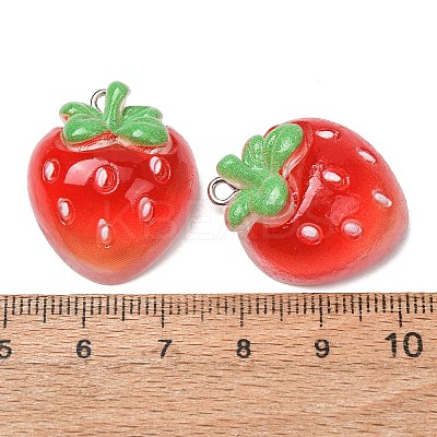 Fruit Theme Opaque Resin Imitation Food Pendants RE-CBA49A8-04A-1