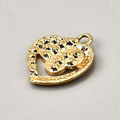 Alloy Black Enamel Pendants FIND-TAC0011-124C-1