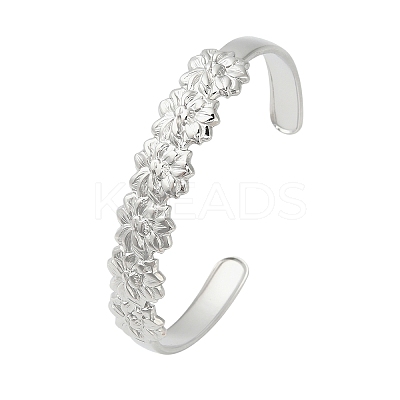 304 Stainless Steel Cuff Bangles for Women LS-BJEW-P359-02P-1