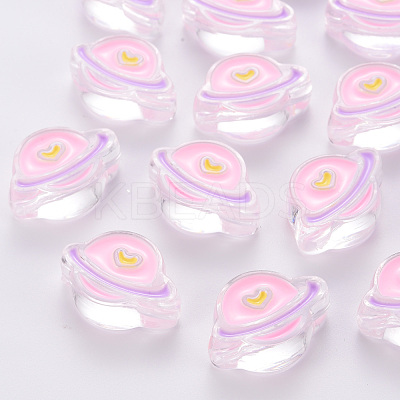 Transparent Acrylic Beads X-MACR-S374-02A-01-1