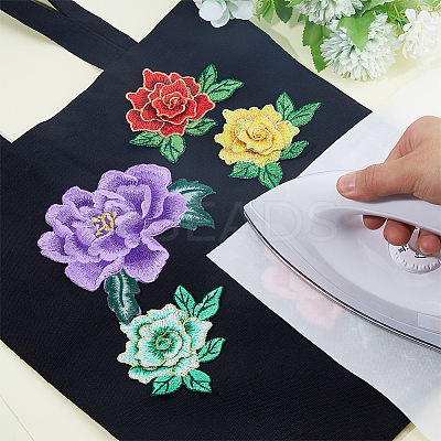 15Pcs 15 Colors  Computerized Embroidery Cloth Iron on/Sew on Patches DIY-FH0001-13-1