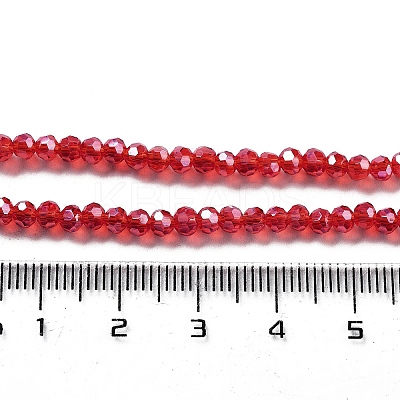 Electroplate Transparent Glass Beads Strands LS-EGLA-A035-T3mm-A01-1