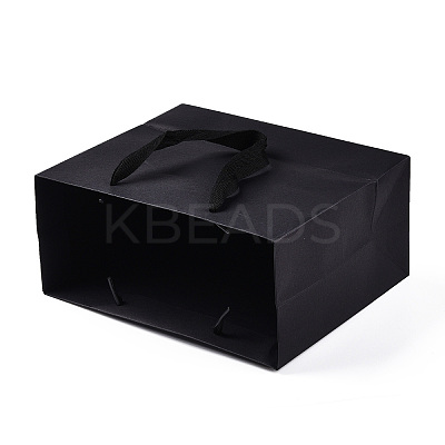 Rectangle Paper Bags with Rope Handles CARB-L011-02B-05-1