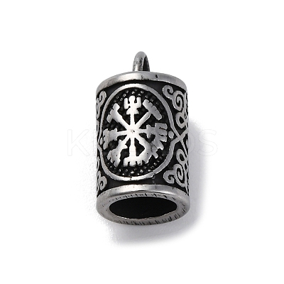 304 Stainless Steel Pendants STAS-D301-08AS-01-1