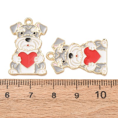 Alloy Enamel Pendants AL-CBA5FAE-05G-B-1