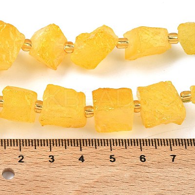 Raw Rough Natural Quartz Crystal Beads Strands G-Z131-J01-10-1
