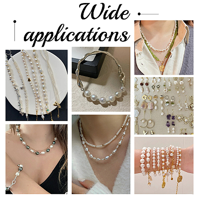 3 Strands 3 Styles Natural Cultured Freshwater Pearl Beads Strands PEAR-NB0001-83-1