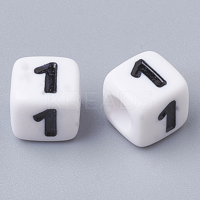 Acrylic Beads MACR-T009-09-1