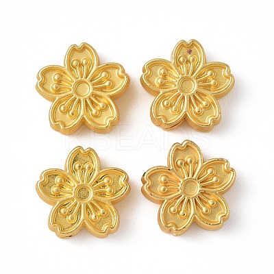Rack Plating Alloy Beads PALLOY-I215-27G-1