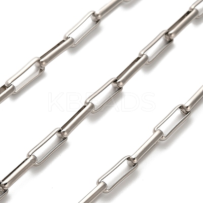 304 Stainless Steel Paperclip Chains CHS-A016-40P-A-1