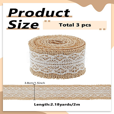 6M Burlap Ribbon OCOR-LP0003-12-1
