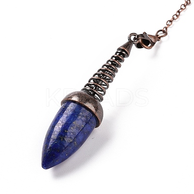 Gemstone Dowsing Pendulums G-L524-06R-1