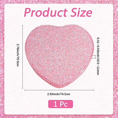1Pc ABS & Glass Mirror Portable Makeup Folding Mirror AJEW-SP0001-60A-1