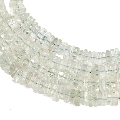 Natural Green Quartz Beads Strands G-Z152-F02-02-1