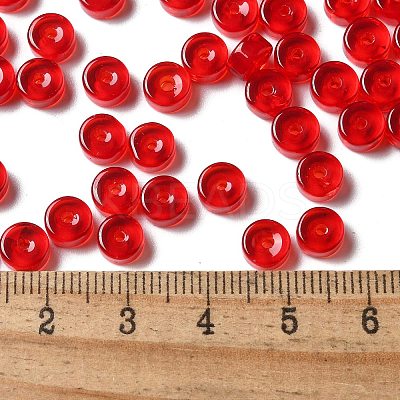 Transparent Colours Glass Seed Beads SEED-E001-T3x6mm-02-1
