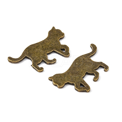 Alloy Kitten Cabochons LS-PALLOY-WH0072-73D-AB-1