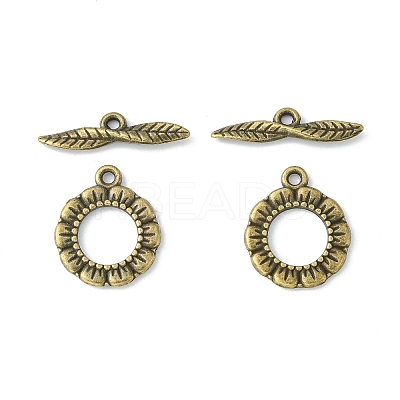 Tibetan Style Toggle Clasps X-MLF11359Y-NF-1