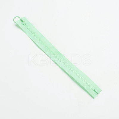Resin Close End Zippers FIND-WH0052-44B-1