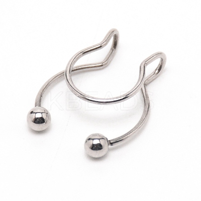 Wire Wrap Nose Ring for Teen Girl Women LS-AJEW-TAC0029-08P-1