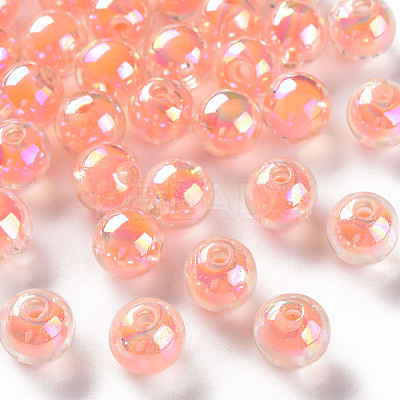Transparent Acrylic Beads X-TACR-S152-15B-SS2109-1