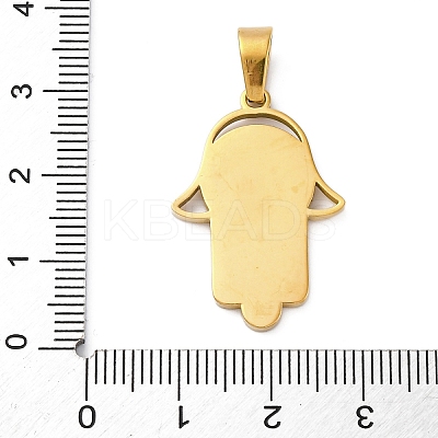 304 Stainless Steel Rhinestone Pendants STAS-S163-29G-01-1
